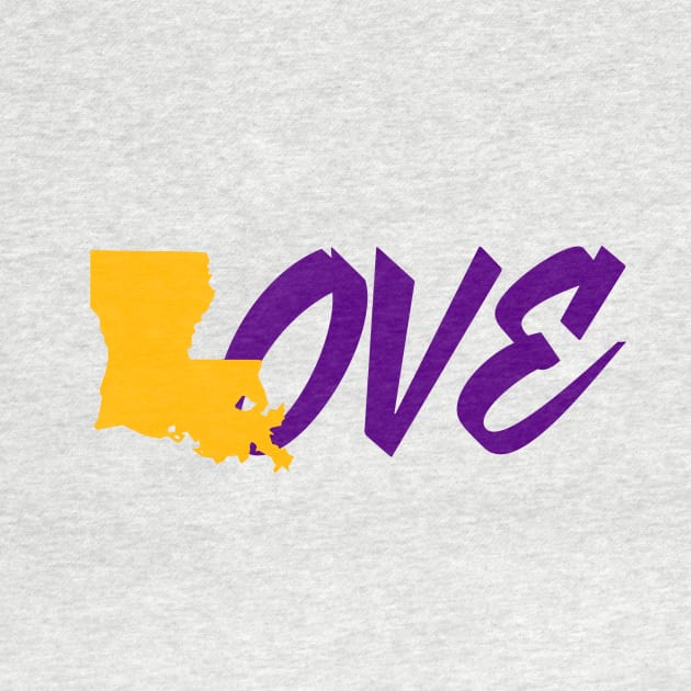 Louisiana Love - Purple and Gold by Gsweathers